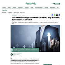 En Colombia se registran menos fusiones y adquisiciones, pero suben 82% en valor